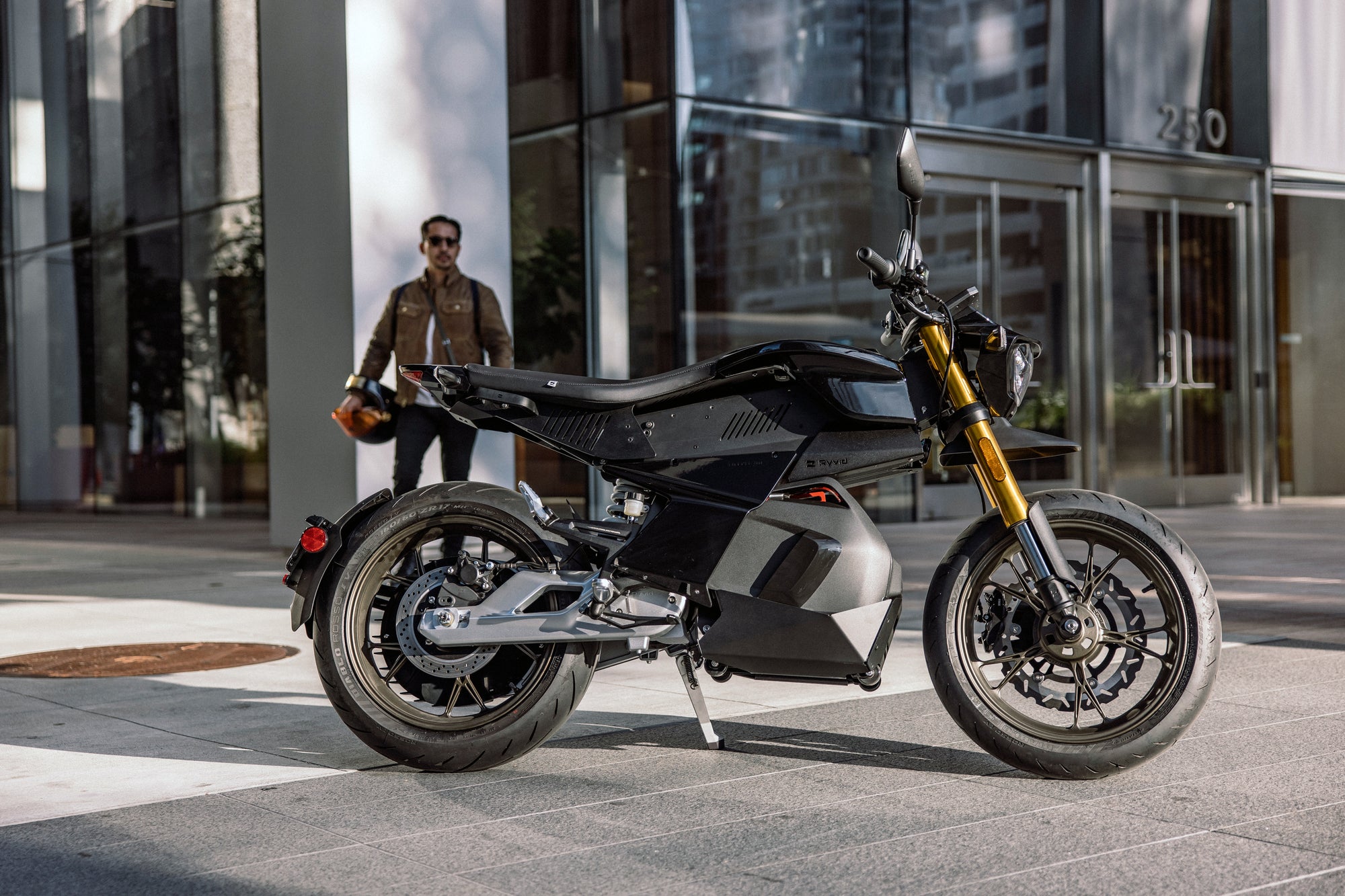 Ryvid Anthem urban electric commuter motorcycle